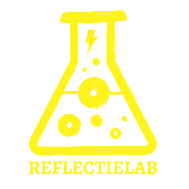 Reflectielab geel logo