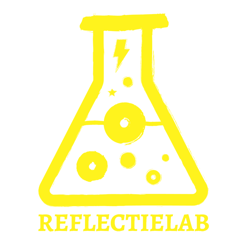 Reflectielab geel logo